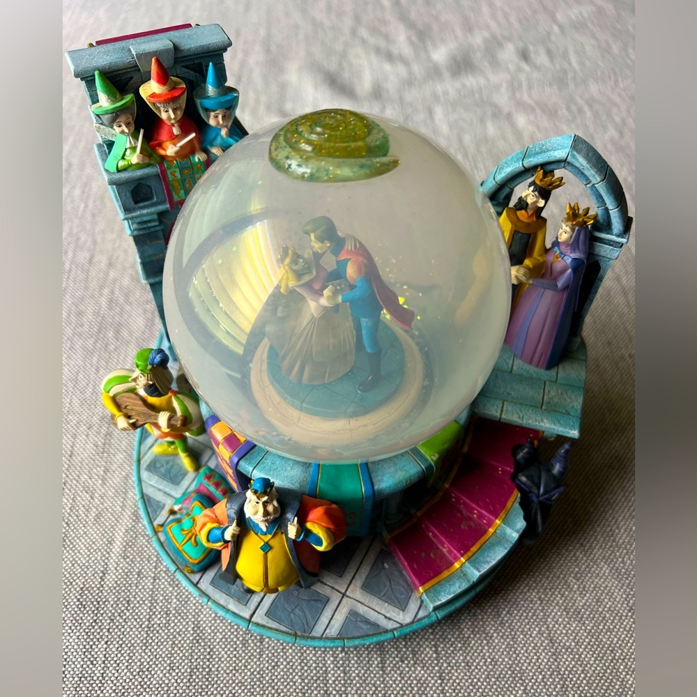 “Once Upon A Dream” Sleeping Beauty Snow Globe Decoration No Water